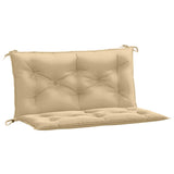 Vidaxl Garden bench cushions 2 pcs 100x50x7 cm fabric mixed beige