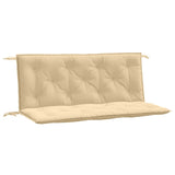 Vidaxl Garden Bench Puter 2 PCS 120x50x7 cm Stoff Mixed Beige