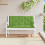 Vidaxl Garden bench cushions 2 pcs 120x50x7 cm fabric mixed green