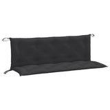 Vidaxx Gartenbankauflagen 2 Stück 150x50x7 cm Stoff Anthrazit gemischt