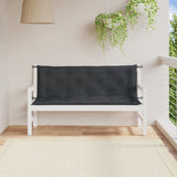 Vidaxl Garden Bench CUDIONS 2 ST 150X50X7 CM Tyg Mixed Anthracite Color