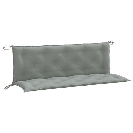 Vidaxx Gartenbankauflagen 2 Stück 150x50x7 cm Stoff hellgrau gemischt