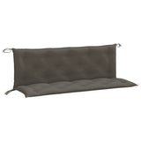Vidaxx Gartenbankauflagen 2 Stück 150x50x7 cm Stoff dunkelgrau gemischt