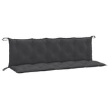 Vidaxl Garden Bench polštáře 2 ks 180x50x7 cm tkanina smíšená barva antracitu