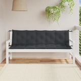 Vidaxl Garden Bench Puder 2 PCS 180x50x7 cm stof Blandet antracitfarve