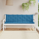 Vidaxx Gartenbankauflagen 2 Stück 180x50x7 cm Stoff blau gemischt