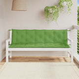 Vidaxx Gartenbankauflagen 2 Stück 180x50x7 cm Stoff grün gemischt
