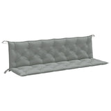 Vidaxx Gartenbankauflagen 2 Stück 200x50x7 cm Stoff hellgrau gemischt
