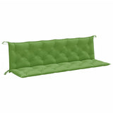 Vidaxx Gartenbankauflagen 2 Stk. 200x50x7 cm Stoff grün gemischt