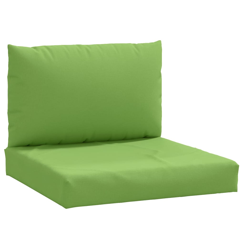 Vidaxl Pallet cushions 2 st fabric mixed green