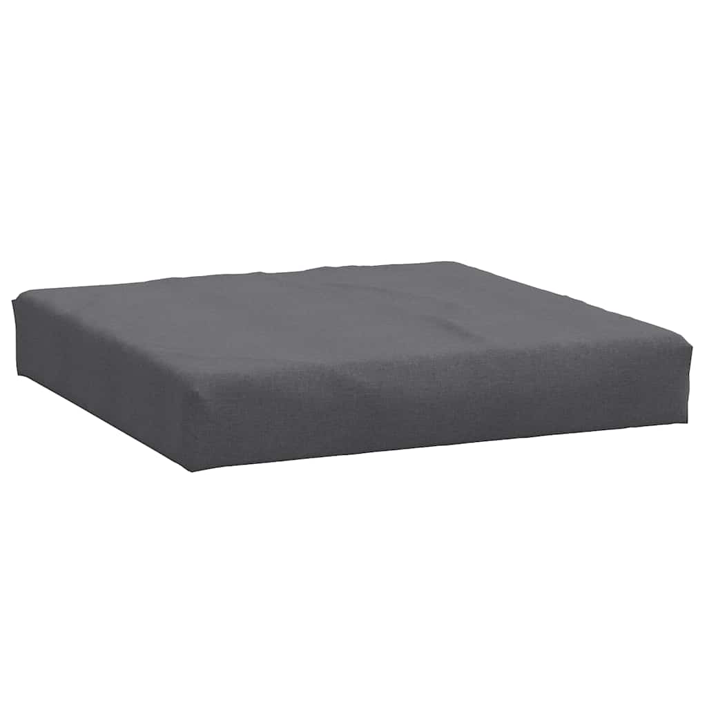 Vidaxxl Palettenkissen 60x60x9,5 cm Stoff Anthrazit gemischt