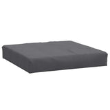Vidaxxl Palettenkissen 60x60x9,5 cm Stoff Anthrazit gemischt