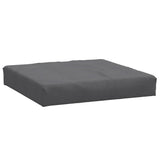 Vidaxl Pallet Cushion 60x60x10 cm Tyg Mixed Anthracite -färgad