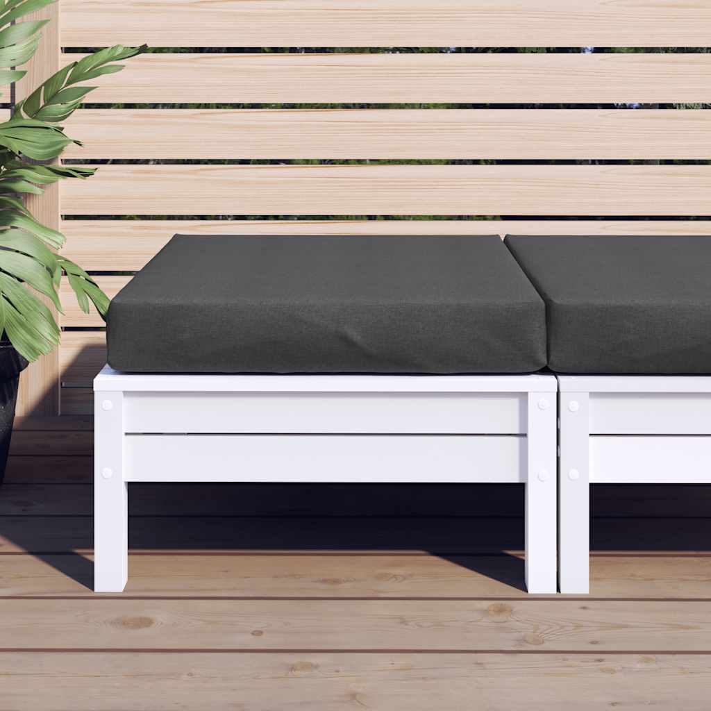Vidaxxl Palettenkissen 60x60x9,5 cm Stoff Anthrazit gemischt