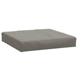 Coussin de palette vidaxl 60x60x10 cm tissu mixte gris foncé