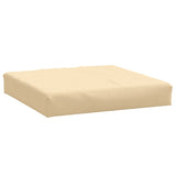 VIDAXL -Palettenkissen 60x60x10 cm Stoff gemischt Beige