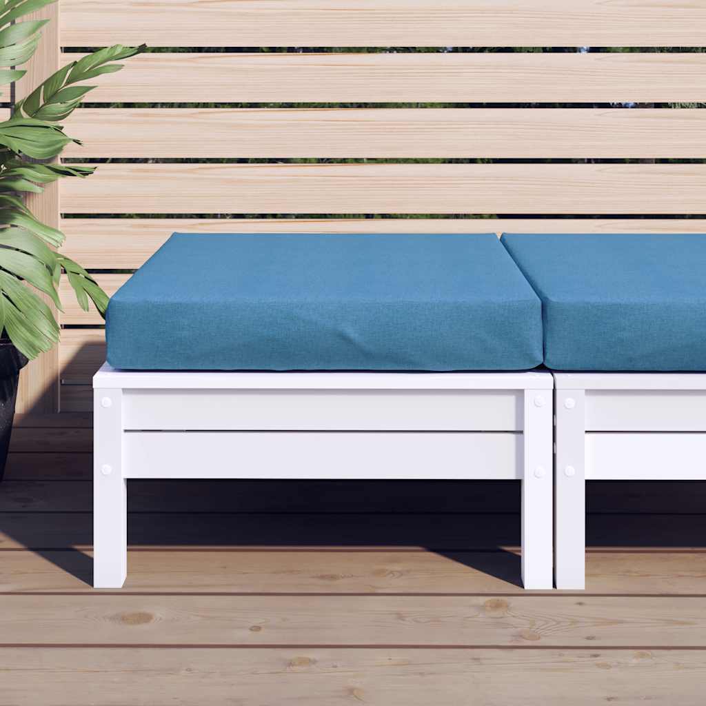 VidaXL Palettenkissen 60x60x9,5 cm Stoff blau gemischt