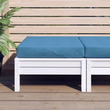 Vidaxl Pallet Cushion 60x60x10 cm de tela mixta azul