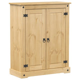 Vidaxl Shoe Cabinet Corona 86x38.5x108 cm pevná borovice