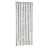 Vidaxl Fly curtain 90x200 cm Chenille light gray and white