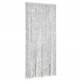 Vidaxx Fliegenvorhang 90x200 cm Chenille grau