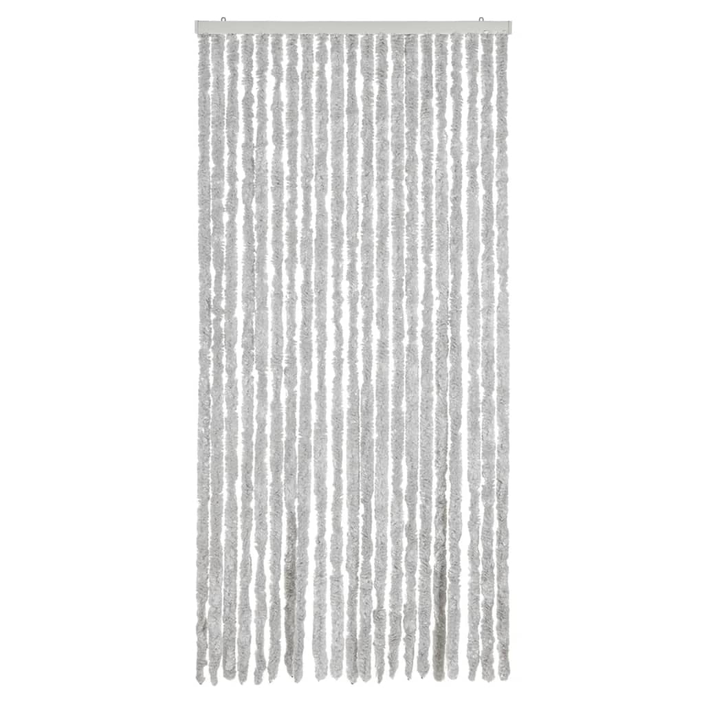Vidaxx Fliegenvorhang 90x200 cm Chenille grau