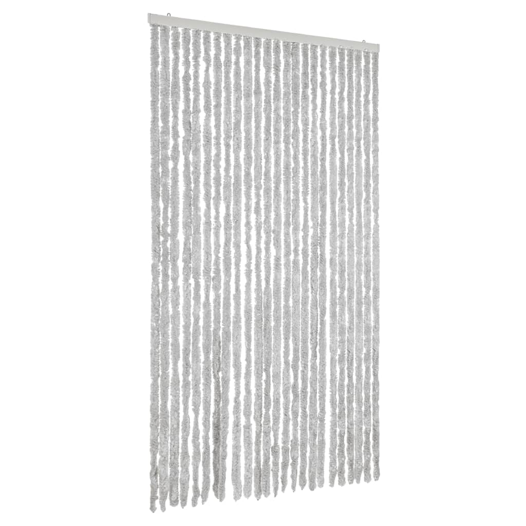 Vidaxx Fliegenvorhang 100x200 cm Chenille grau