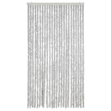 Vidaxl Fly Curtain 100x200 cm CHENILLE GREY