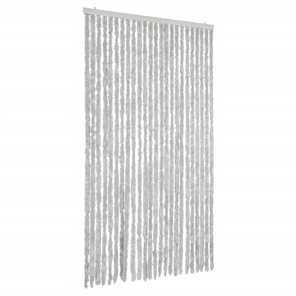 Vidaxl Fly Curtain 100x230 cm Chenille grigio