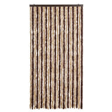 Vidaxx Fliegenvorhang 100x230 cm Chenille Beige und Hellbraun