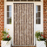 Vidaxx Fliegenvorhang 100x230 cm Chenille Beige und Hellbraun