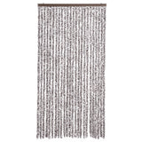 Vidaxx Fliegenvorhang 100x200 cm Chenille braun und beige