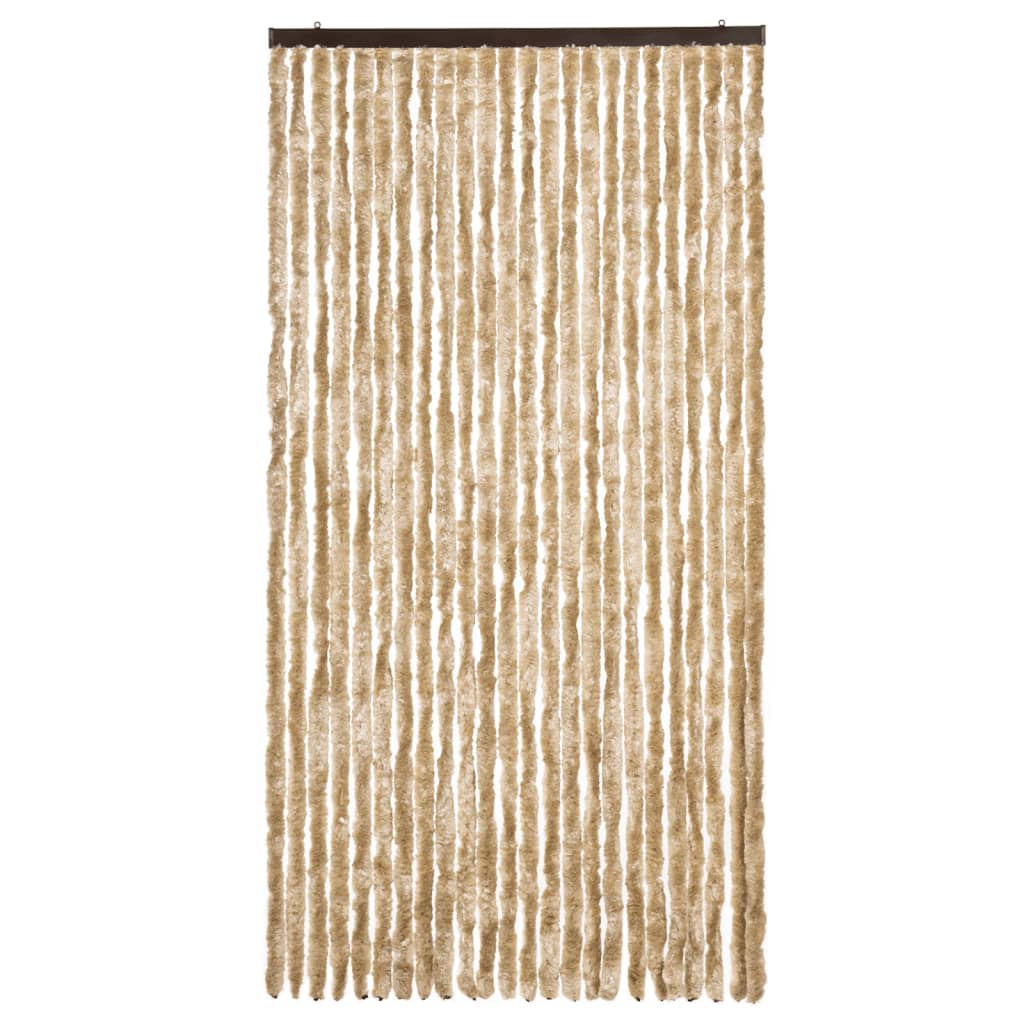 Vidaxl muha zavesa 100x230 cm chenille beige