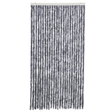 Vidaxl Fly Vorhang 100x200 cm Chenille Silber