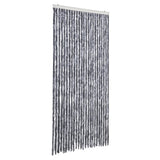Vidaxx Fliegenvorhang 100x230 cm Chenille Silber