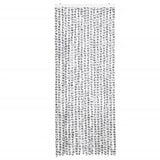 Vidaxl Fly Curtain 56x200 cm CHENILLE GREN CHEL et gris foncé