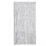 Vidaxl Fly Curtain 100x230 cm CHENILLE GREN ET GREY DROY