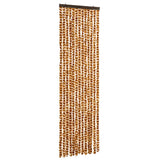 Vidaxx Fliegenvorhang 56x200 cm Chenille Ocker und Weiß