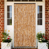 Vidaxx Fliegenvorhang 100x200 cm Chenille Ocker und Weiß