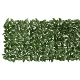 Vidaxxl Balkonschirm mit dunkelgrünen Blättern 600x75 cm