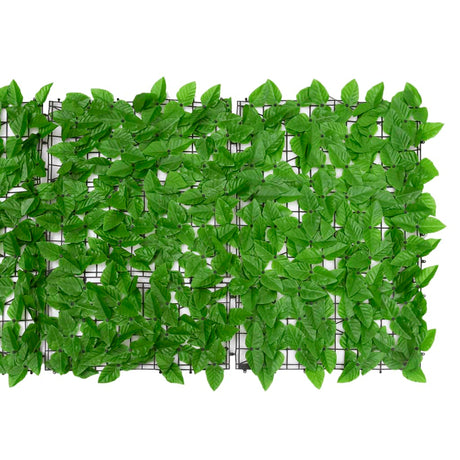 Vidaxxl Balkonschirm mit grünen Blättern 600x75 cm