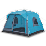 Vidaxl Familienzelt 7-Personen Schnellspanner blau