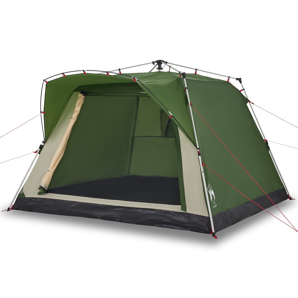 Vidaxl camping tent 4-person quick release green