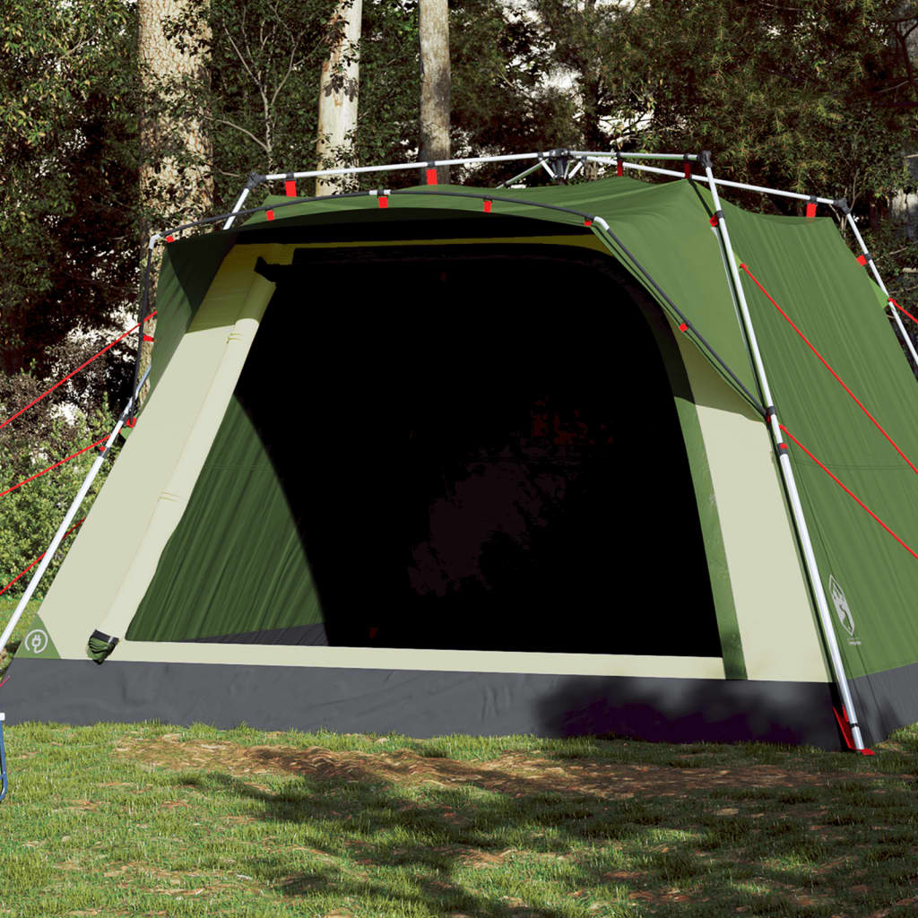 Vidaxl Camping Tenda Quick Release 4 persone Green