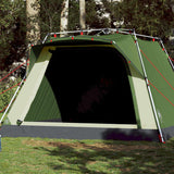 Vidaxl Camping Tent 4 Persona Rápido Green