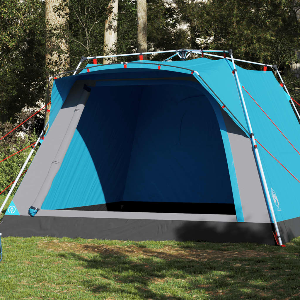 Vidaxl Camping Stan 4-Person Quick Release Blue