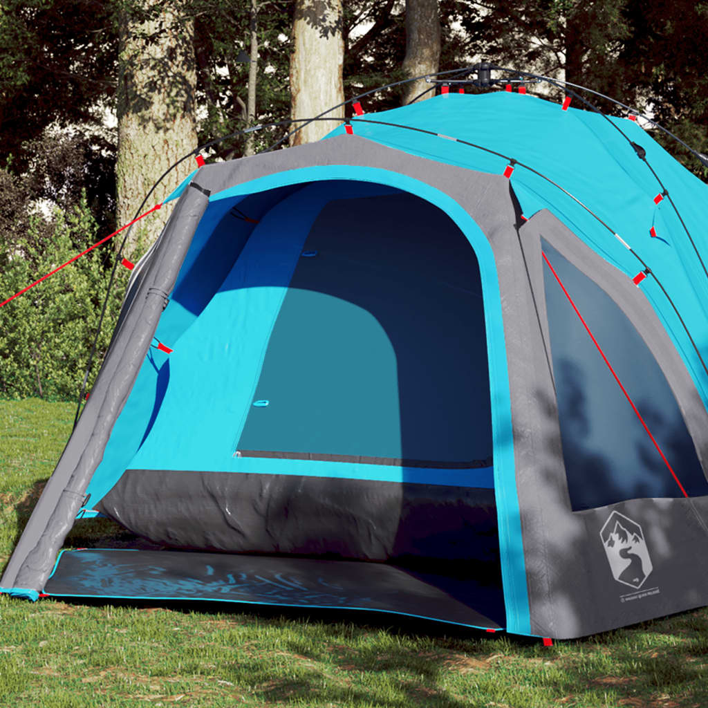 Vidaxl Dome Tält 3-person Fast Release Blue