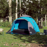 Vidaxl Dome tent 3-person fast release blue