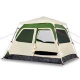 Vidaxl Dome Tent 4-Person Fast Release Green