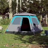Vidaxl Kuppelzelt 6-Personen Schnellspanner blau